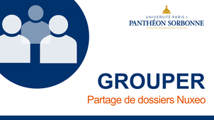 GROUPER - Partage de dossiers Nuxeo