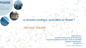 La révolution numérique : quels effets sur l'emploi ?