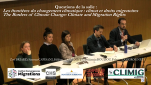 Qestion de la salle : Les frontières du changement climatique