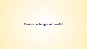 1.3. Réseaux, échanges et mobilité
