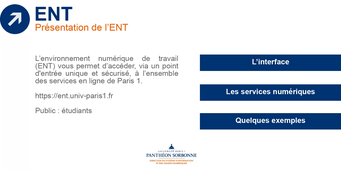 Présentation de l'ENT