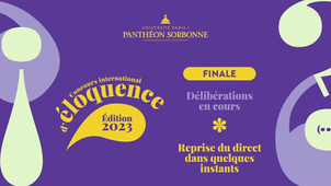 Concours international d'éloquence 2023 : la finale