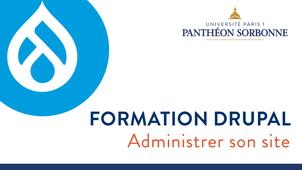 Formation DRUPAL - Administrer son site internet